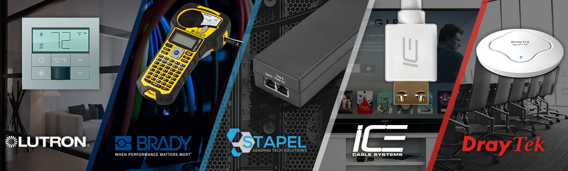 SD Group Brands - DrayTek, Brady, ICE Cable, Stapel